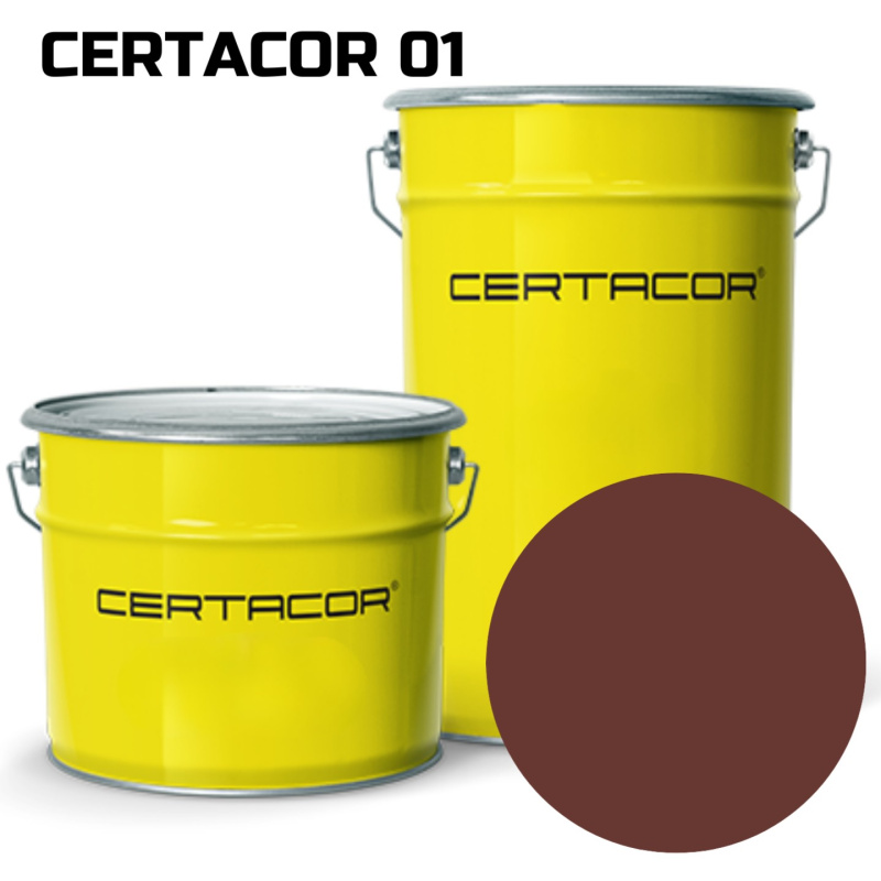 Пассивирующая грунтовка для металла CERTACOR 01 (красно-коричневая): долговечная антикоррозионная защита
