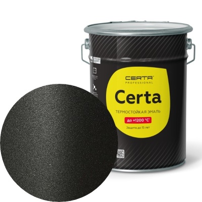 CERTA HS чёрный металлик 1000 °C 4 кг