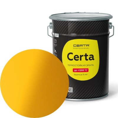 CERTA до 750°С желтый 4 кг