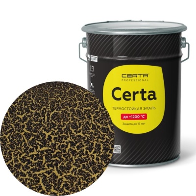 CERTA Craquelure" базовый слой до 600°С золотой 4 кг