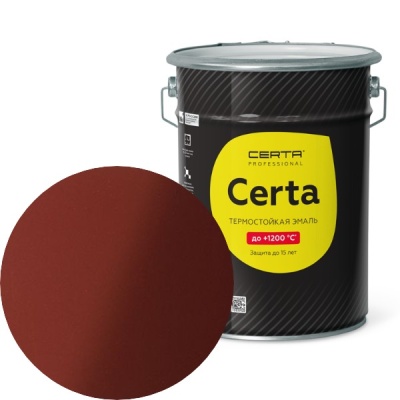 CERTA до 800°С красно-коричневый (~RAL 8012) 4 кг