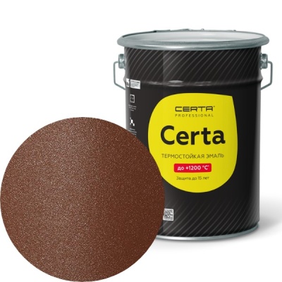 CERTA HS терракот металлик 1000 °C 4 кг