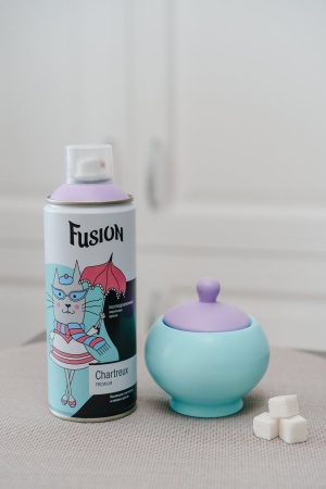 Цвет Сиреневый туман Высокодекоративная акриловая краска Fusion (Фьюжн) серии Chartreux (Шартрез)