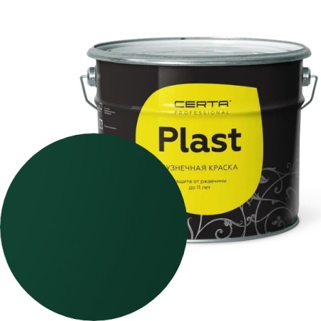 CERTA PLAST Mатовый зеленый RAL 6005 10 кг