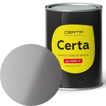 CERTA до 700°С серебристый (~RAL 9006) 0,8 кг