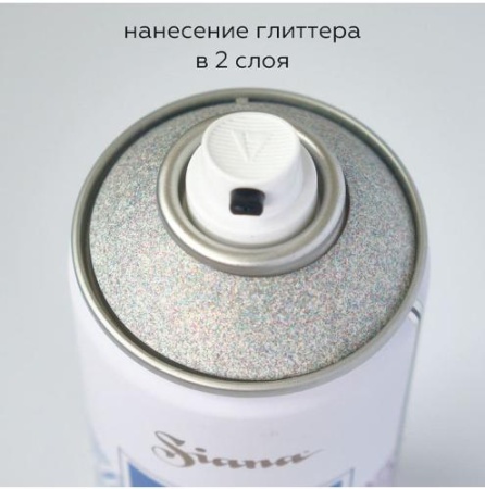 Аэрозольный лак с глиттером Siana Effects, северное сияние, 520 мл