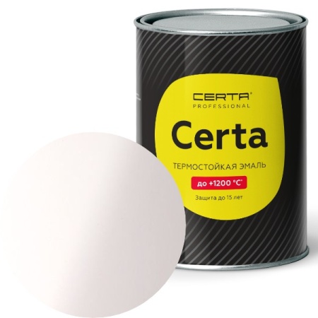 CERTA до 700°С белый  (~RAL 9003) 0,8 кг