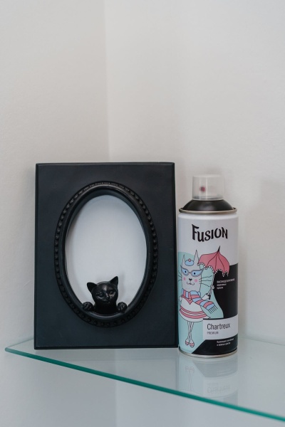 Цвет Черный кот Высокодекоративная акриловая краска Fusion (Фьюжн) серии Chartreux (Шартрез)
