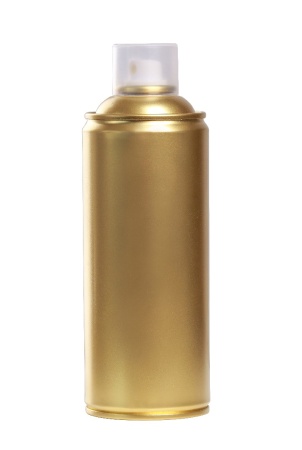 Эмаль аэрозольная Siana HQ зеркальное золото 520 мл