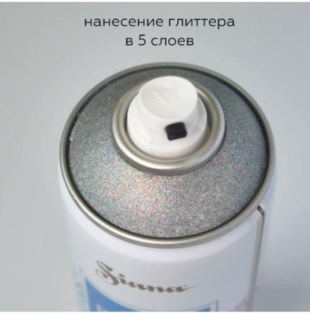 Аэрозольный лак с глиттером Siana Effects, северное сияние, 520 мл