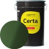 CERTA эмаль антикоррозионная термостойкая до 500°С зеленый матовый ~RAL 6002 25 кг
