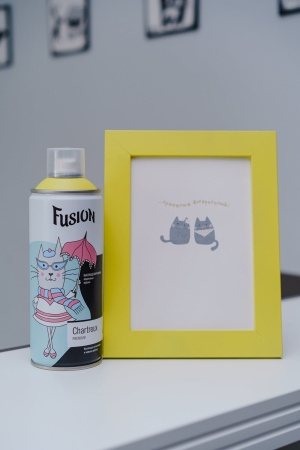 Цвет Кислый Высокодекоративная акриловая краска Fusion (Фьюжн) серии Chartreux (Шартрез)