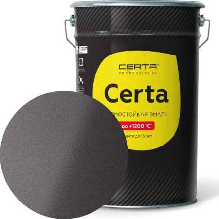 CERTA до 700°С графит 25 кг