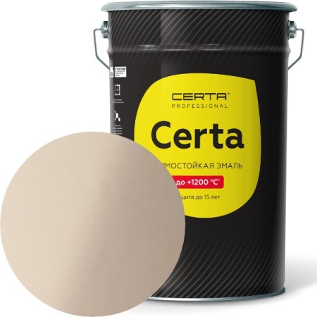 CERTA до 400°С бежевый (~RAL 1015) 25 кг 