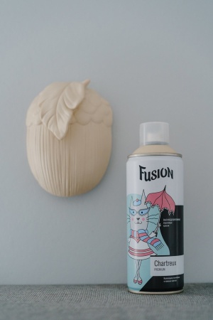 Цвет Крем пойнт Высокодекоративная акриловая краска Fusion (Фьюжн) серии Chartreux (Шартрез).